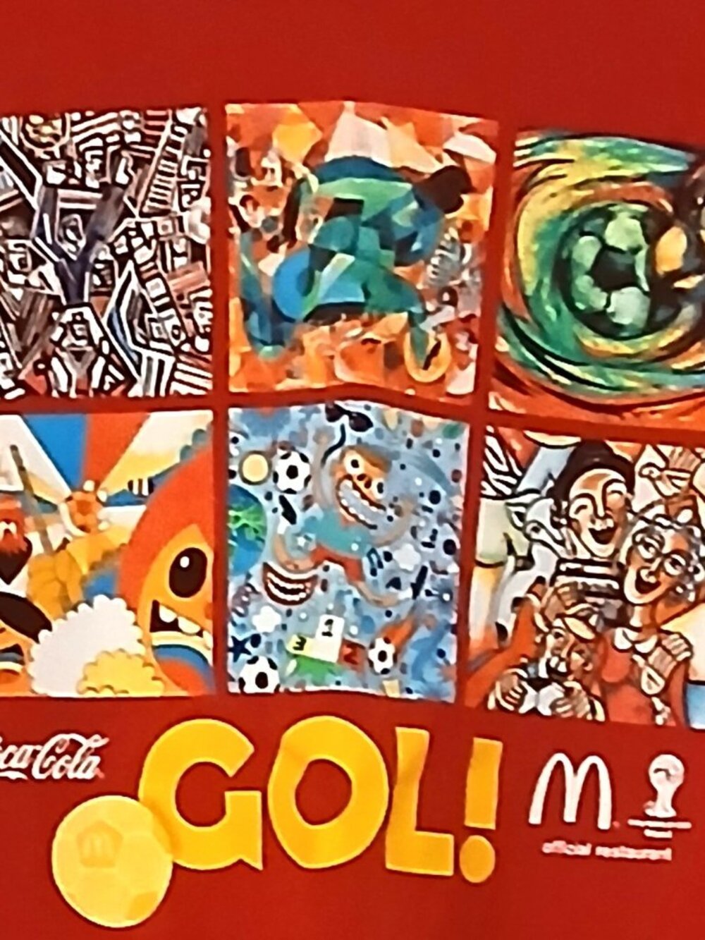 McDonald's x Coca-Cola FIFA World Cup Brazil Red T-Shirt - Size Medium